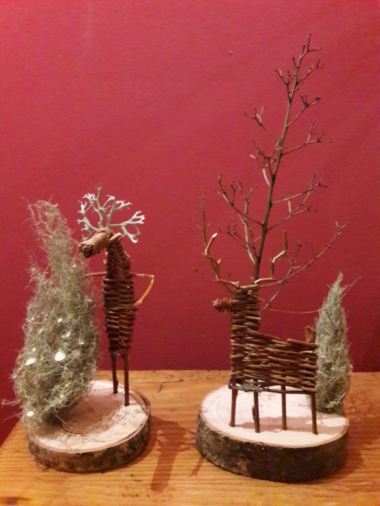 décoration en vannerie